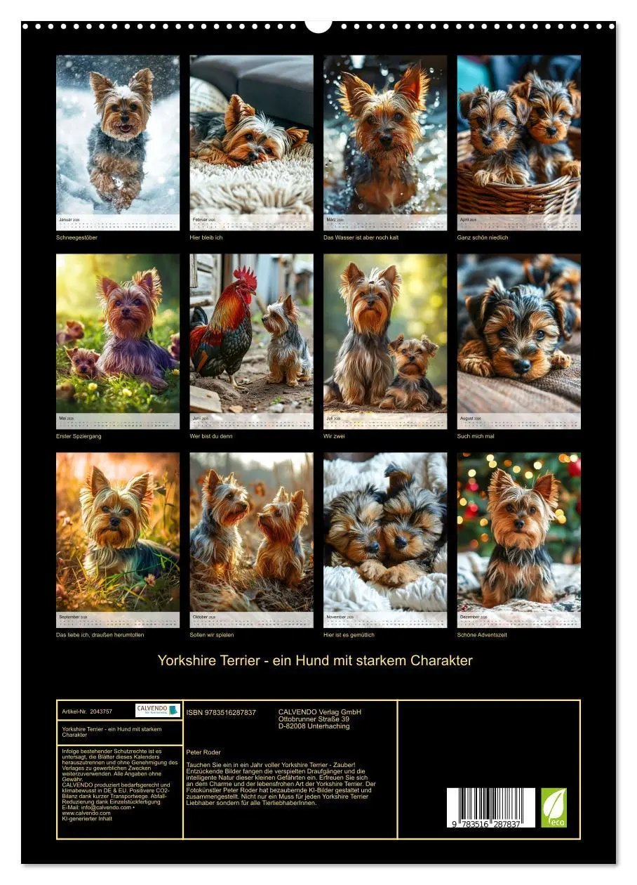 Bild: 9783516287837 | Yorkshire Terrier - ein Hund mit starkem Charakter (hochwertiger...