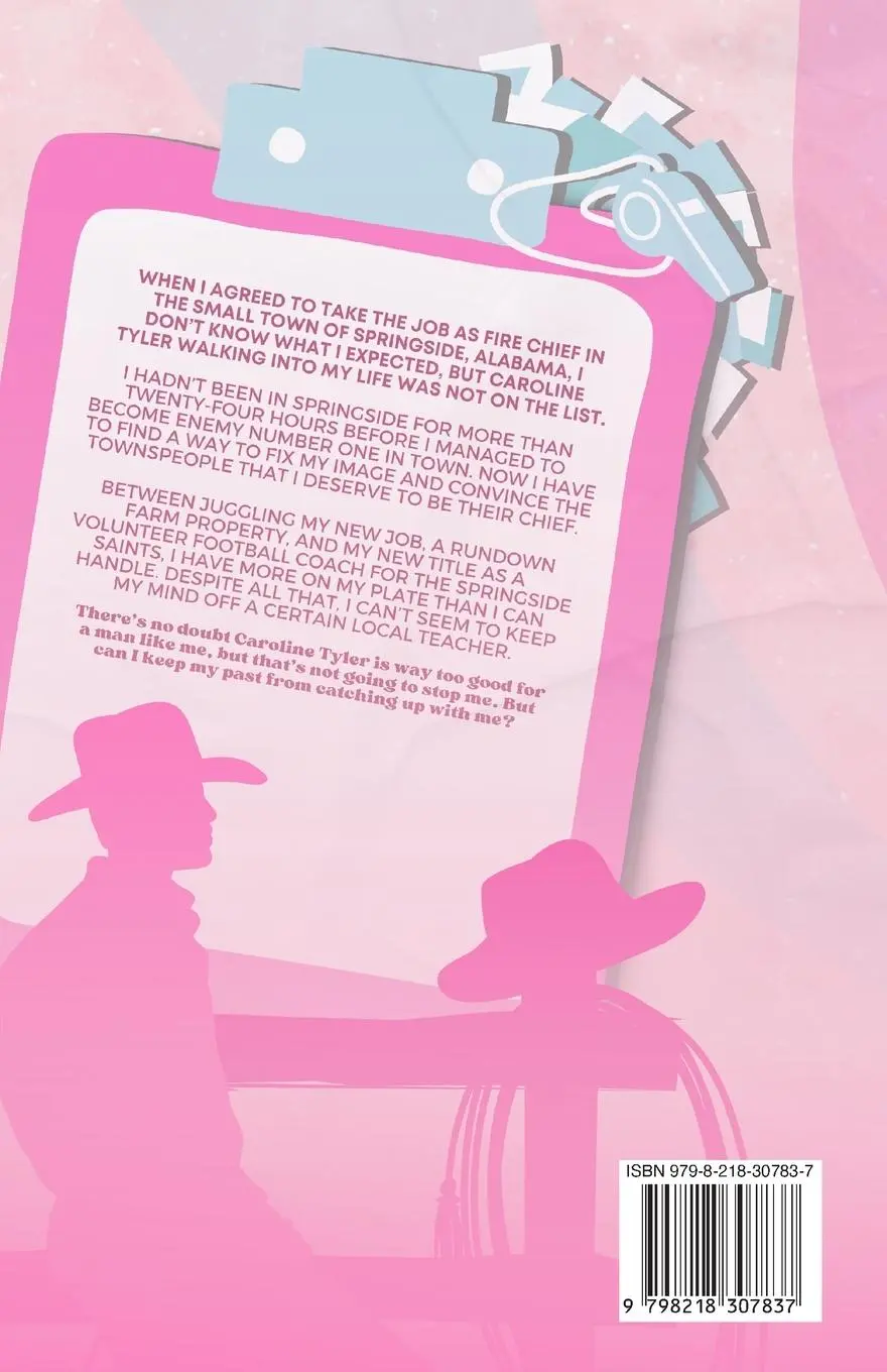 Rückseite: 9798218307837 | When It Burns | A Small Town Romance | Hollie Luckie | Taschenbuch