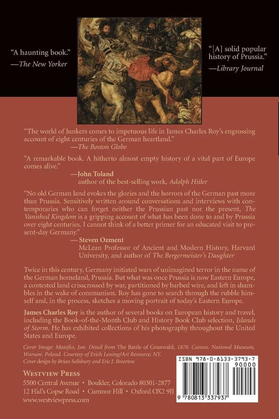 Rückseite: 9780813337937 | The Vanished Kingdom | Travels Through the History of Prussia | Roy