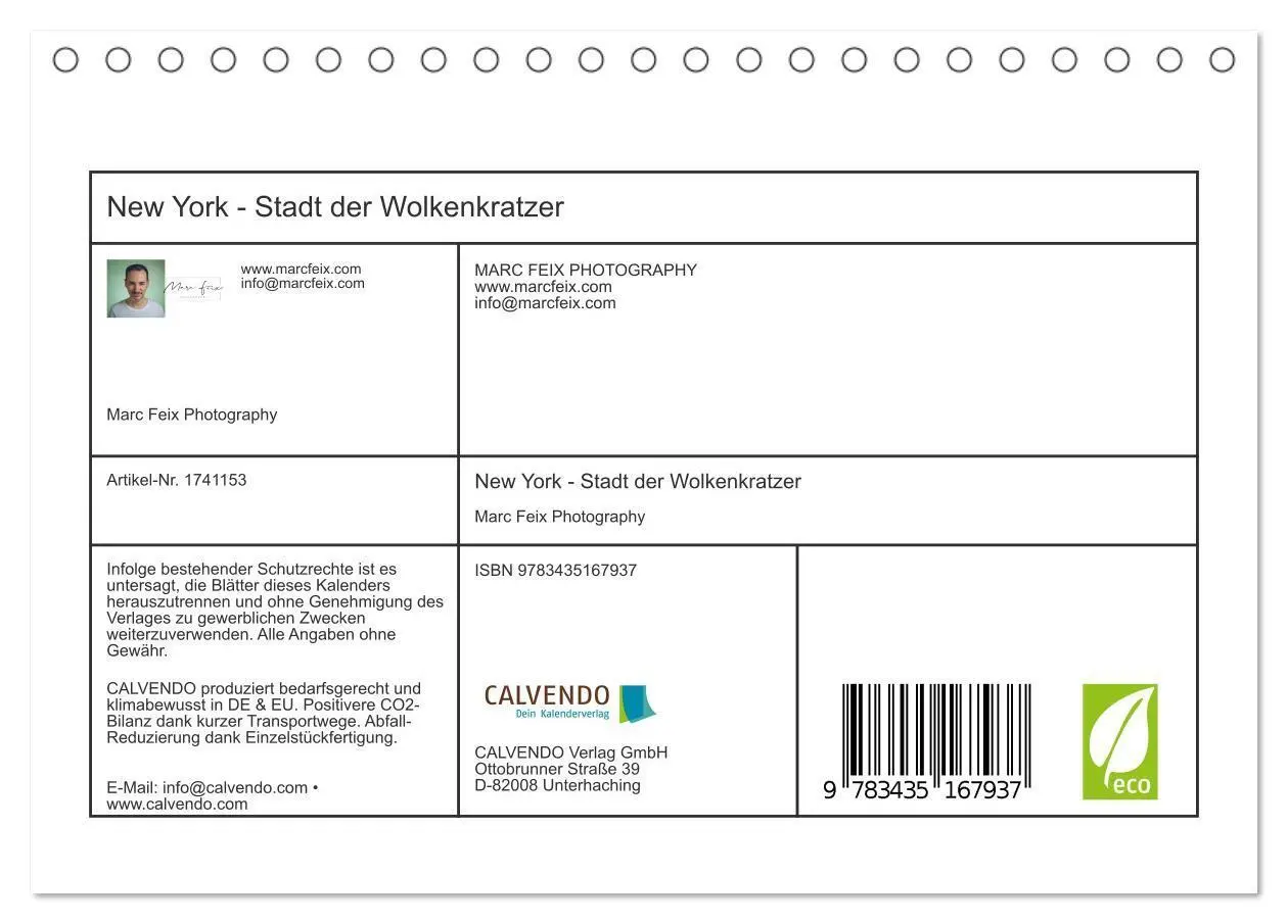 Bild: 9783435167937 | New York - Stadt der Wolkenkratzer (Tischkalender 2025 DIN A5...