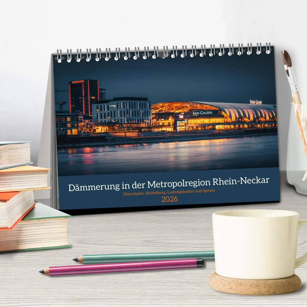 Bild: 9783457257937 | Dämmerung in der Metropolregion Rhein-Neckar (Tischkalender 2026...