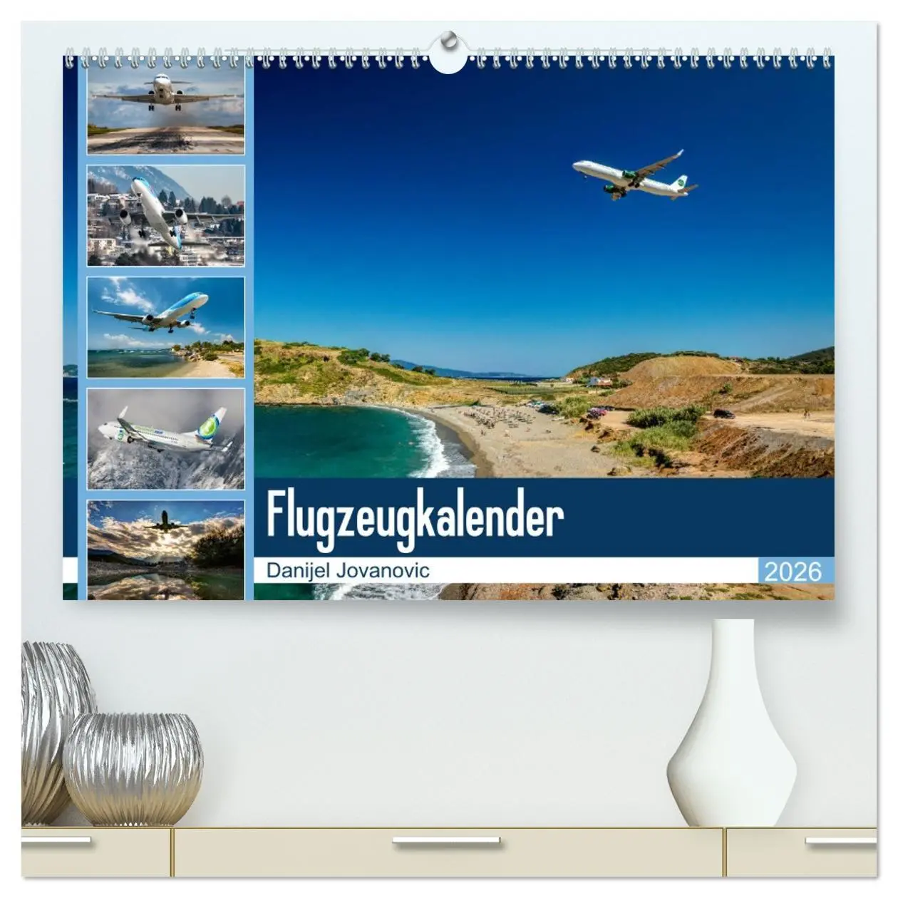 Cover: 9783457707937 | Flugzeugkalender 2026 (hochwertiger Premium Wandkalender 2026 DIN...