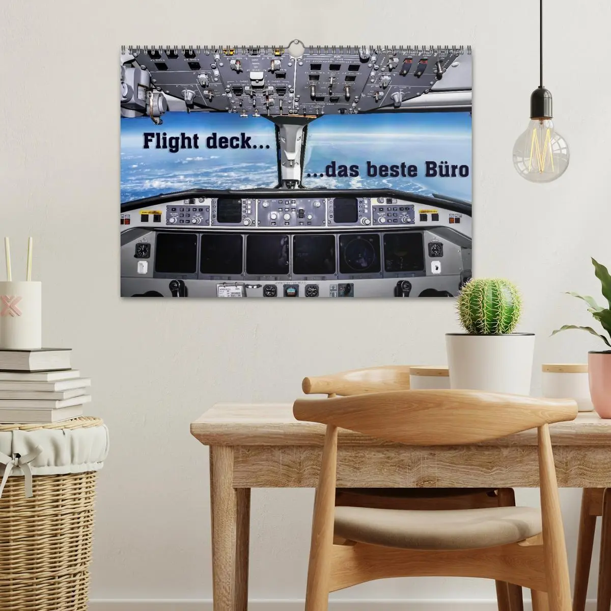 Bild: 9783457947937 | Flight deck - das beste Büro (Wandkalender 2026 DIN A3 quer),...