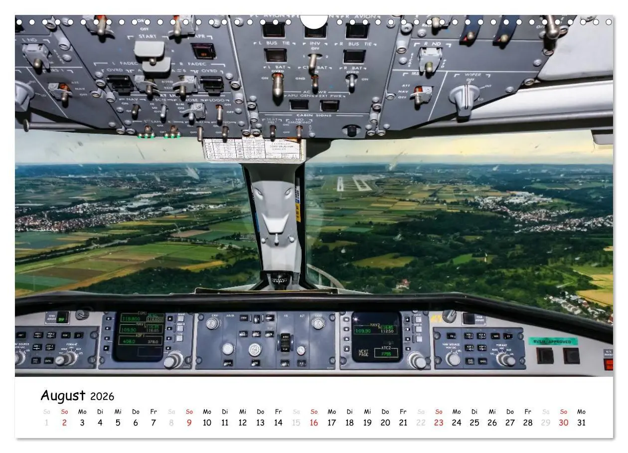 Bild: 9783457947937 | Flight deck - das beste Büro (Wandkalender 2026 DIN A3 quer),...