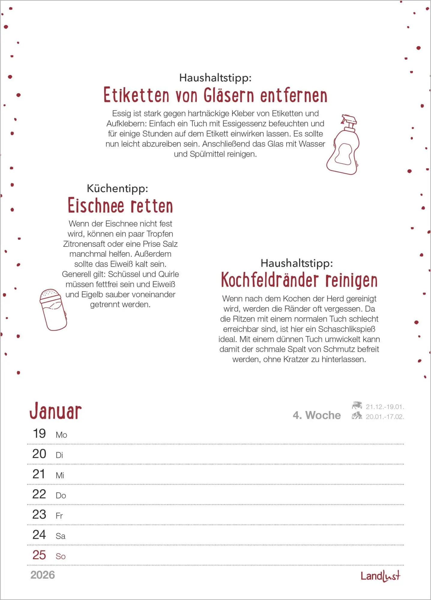 Bild: 4069095018037 | LandLust Einfach hausgemacht 2027 | Neumann Verlage GmbH &amp; Co KG