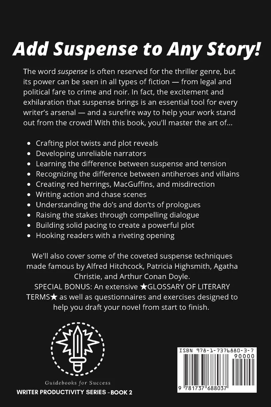 Rückseite: 9781737688037 | Mastering the Art of Suspense | Andrea J Johnson | Taschenbuch | 2022