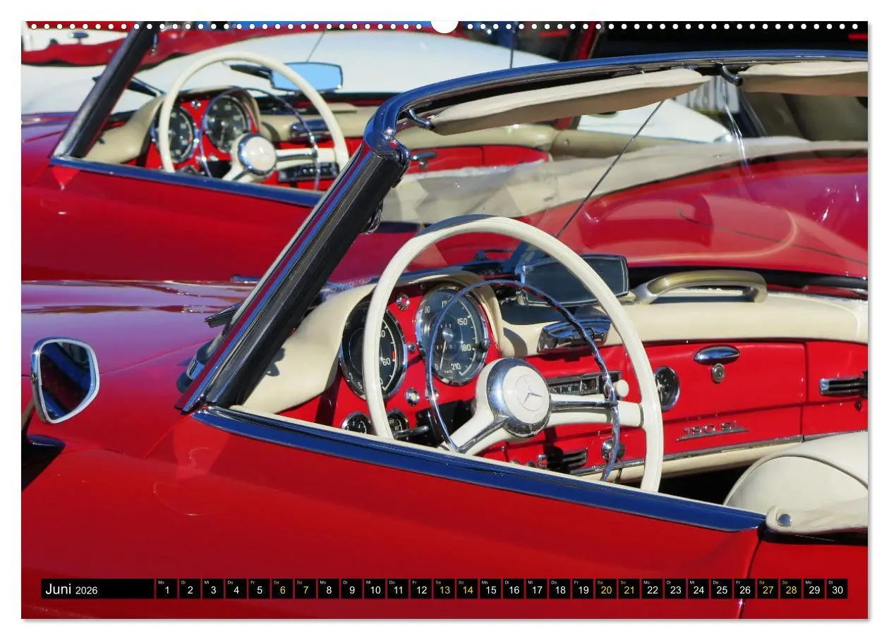Bild: 9783457458037 | Mercedes SL Classics (hochwertiger Premium Wandkalender 2026 DIN A2...