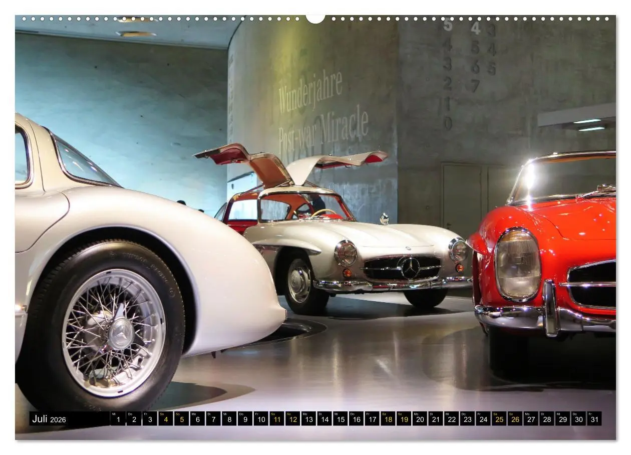 Bild: 9783457458037 | Mercedes SL Classics (hochwertiger Premium Wandkalender 2026 DIN A2...