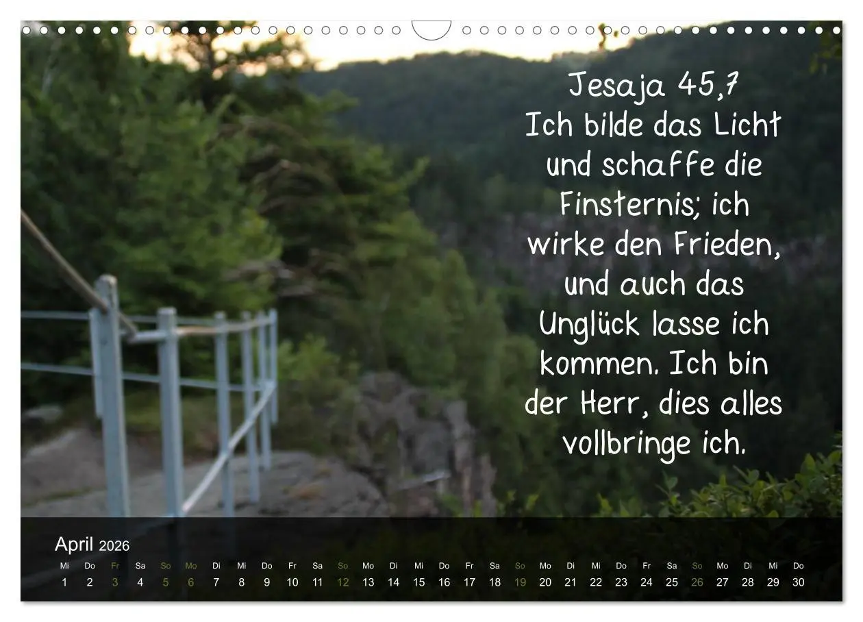 Bild: 9783516168037 | Schöpfung im Licht (Wandkalender 2026 DIN A3 quer), CALVENDO...
