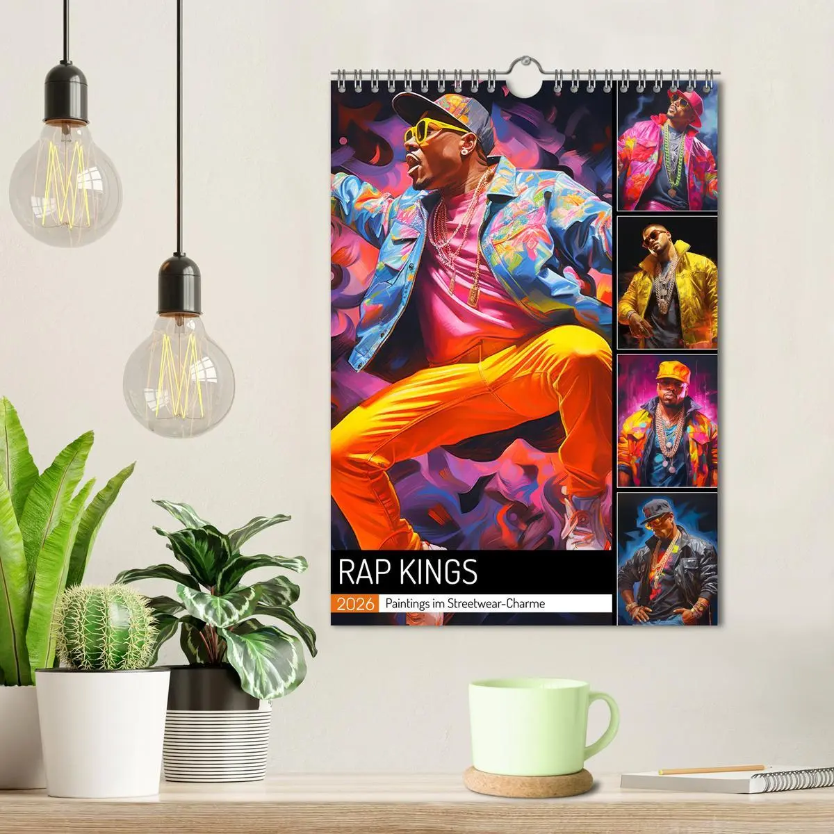 Bild: 9783516308037 | Rap Kings. Paintings im Streetwear-Charme (Wandkalender 2026 DIN A4...