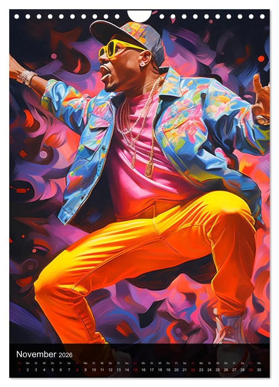 Bild: 9783516308037 | Rap Kings. Paintings im Streetwear-Charme (Wandkalender 2026 DIN A4...