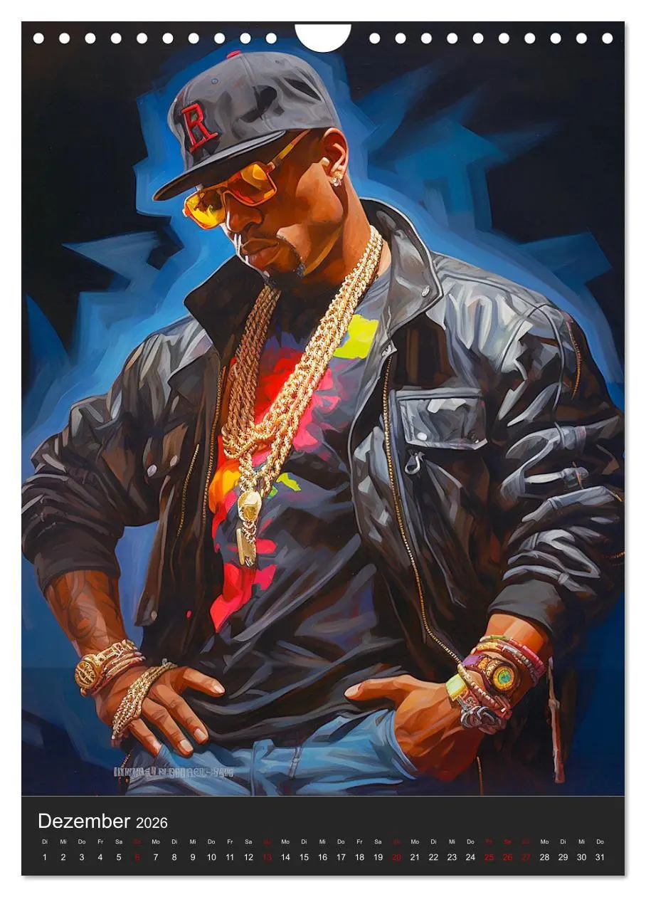 Bild: 9783516308037 | Rap Kings. Paintings im Streetwear-Charme (Wandkalender 2026 DIN A4...