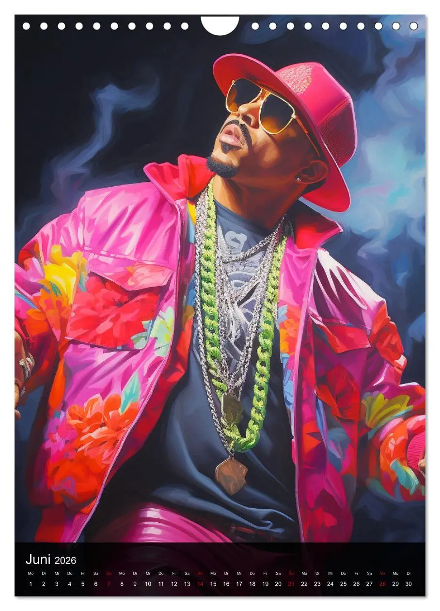Bild: 9783516308037 | Rap Kings. Paintings im Streetwear-Charme (Wandkalender 2026 DIN A4...