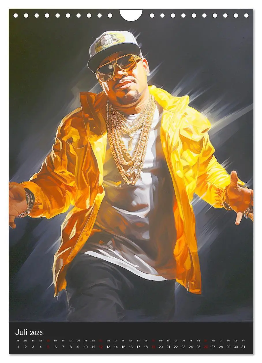 Bild: 9783516308037 | Rap Kings. Paintings im Streetwear-Charme (Wandkalender 2026 DIN A4...