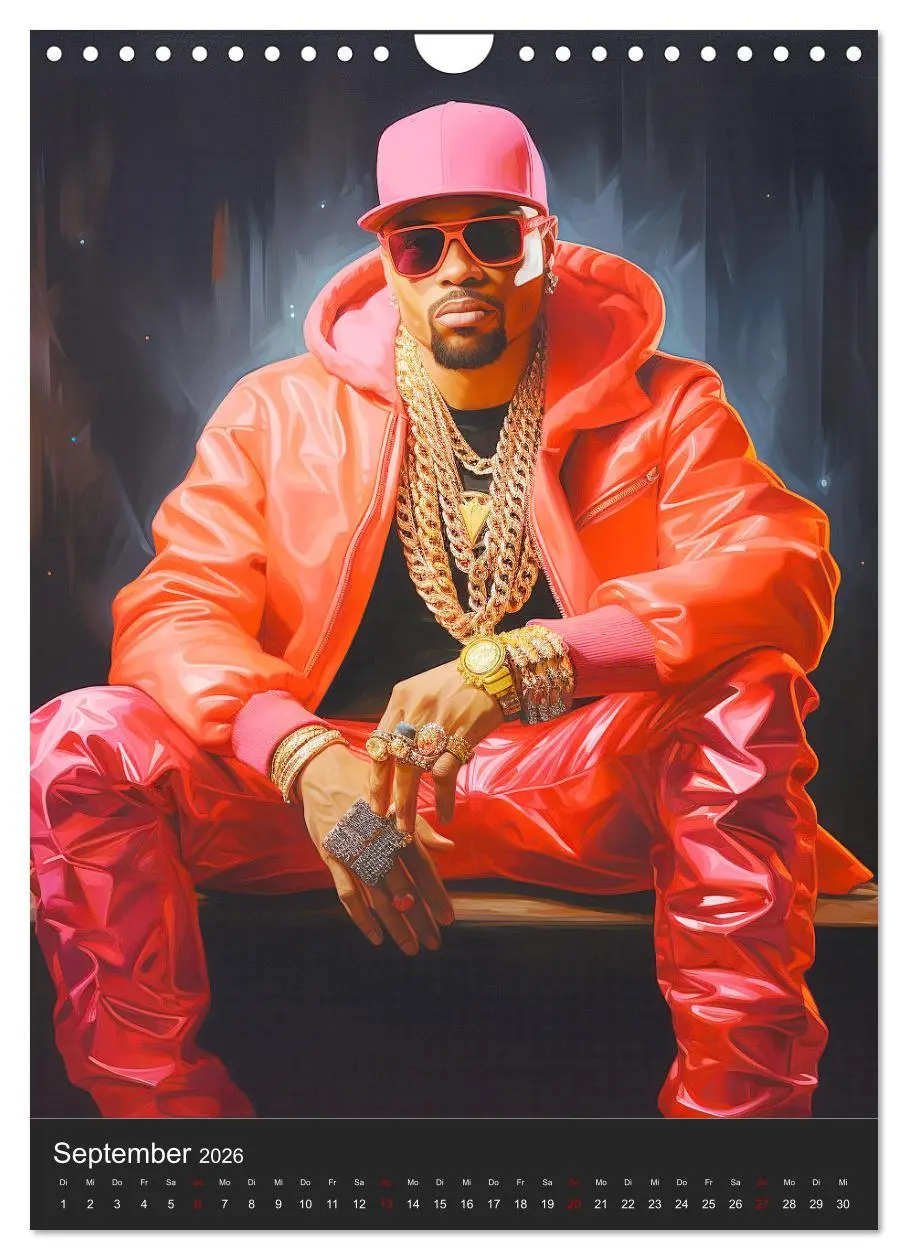 Bild: 9783516308037 | Rap Kings. Paintings im Streetwear-Charme (Wandkalender 2026 DIN A4...