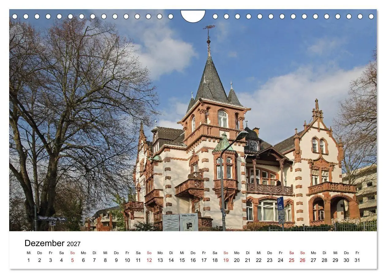 Bild: 9783569568037 | Wiesbaden - Stadt der Villen (Wandkalender 2027 DIN A4 quer),...