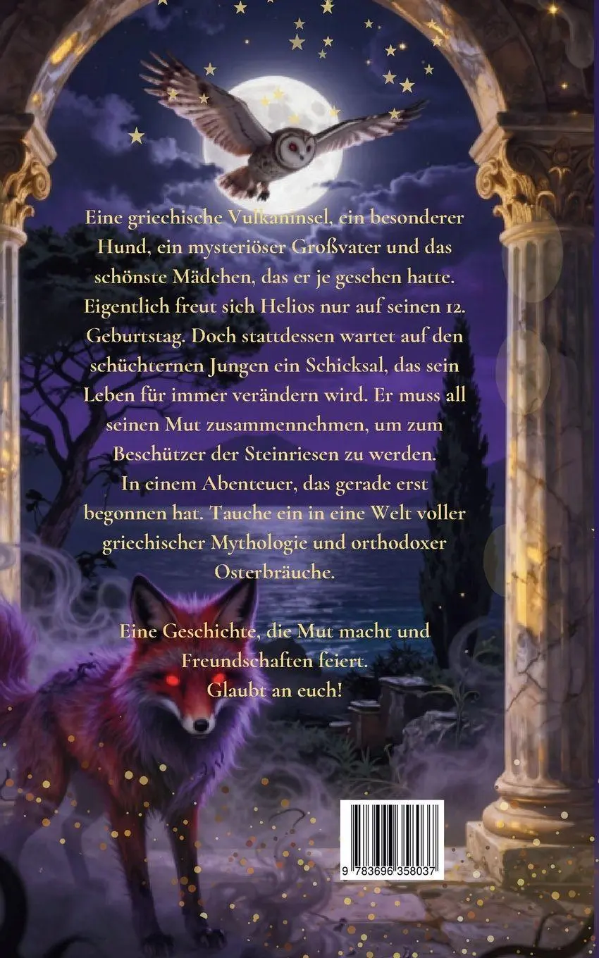 Rückseite: 9783696358037 | Helios und die Methana Giganten | Der Teumesische Fuchs | Limnospito