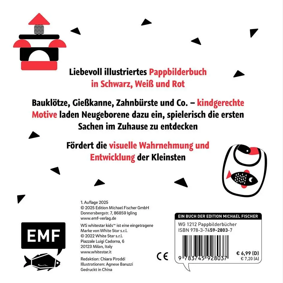Rückseite: 9783745928037 | Mein allererstes Kontraste-Buch: Zuhause - für Babys von 0-12 Monate