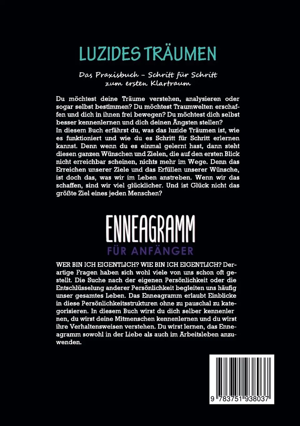 Rückseite: 9783751938037 | 2 in 1 Buch Luzides Träumen: Das Praxisbuch - Schritt für Schritt...