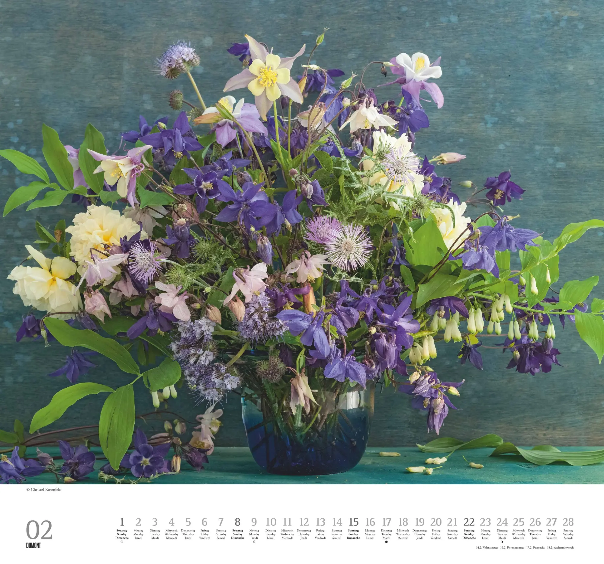 Bild: 4069095008137 | Geliebte Blumensträuße 2026 - DUMONT Wandkalender - mit allen...