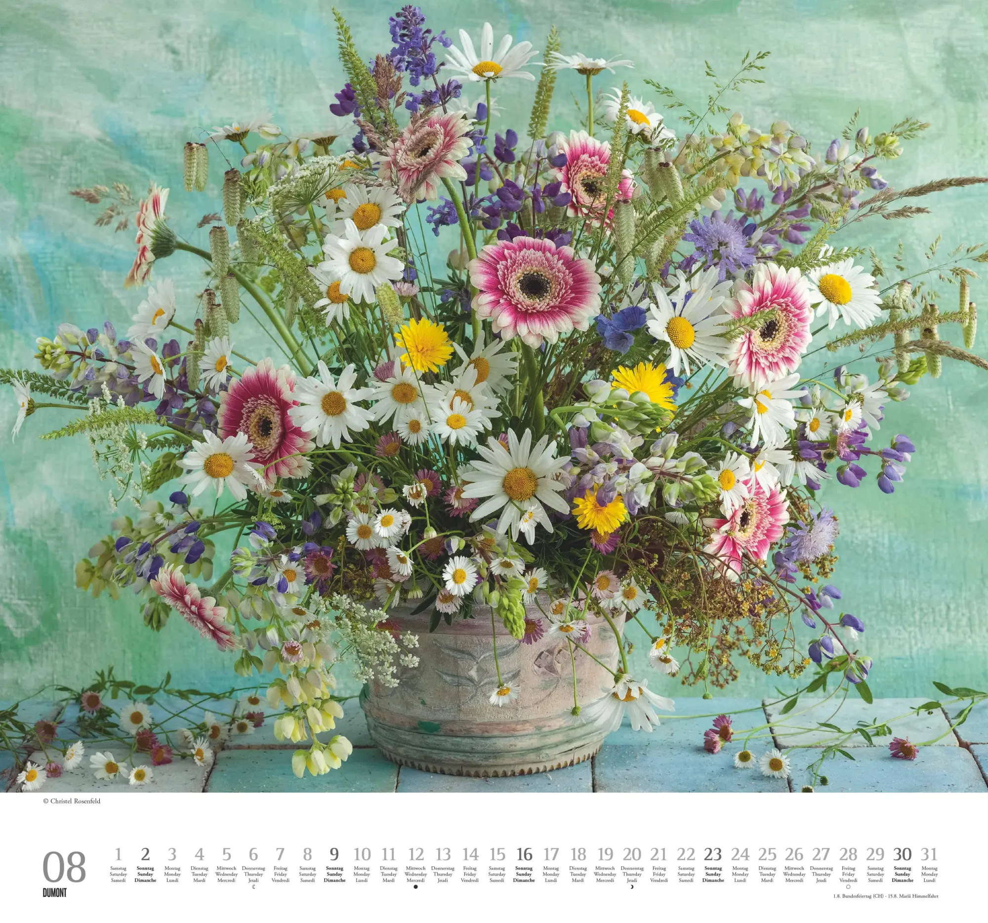 Bild: 4069095008137 | Geliebte Blumensträuße 2026 - DUMONT Wandkalender - mit allen...