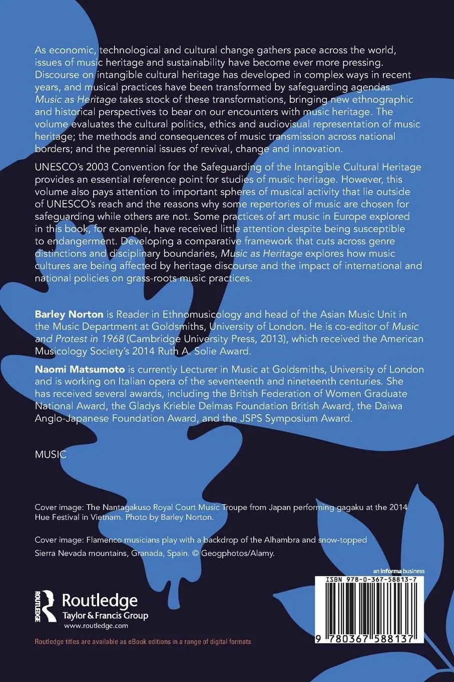 Rückseite: 9780367588137 | Music as Heritage | Historical and Ethnographic Perspectives | Buch