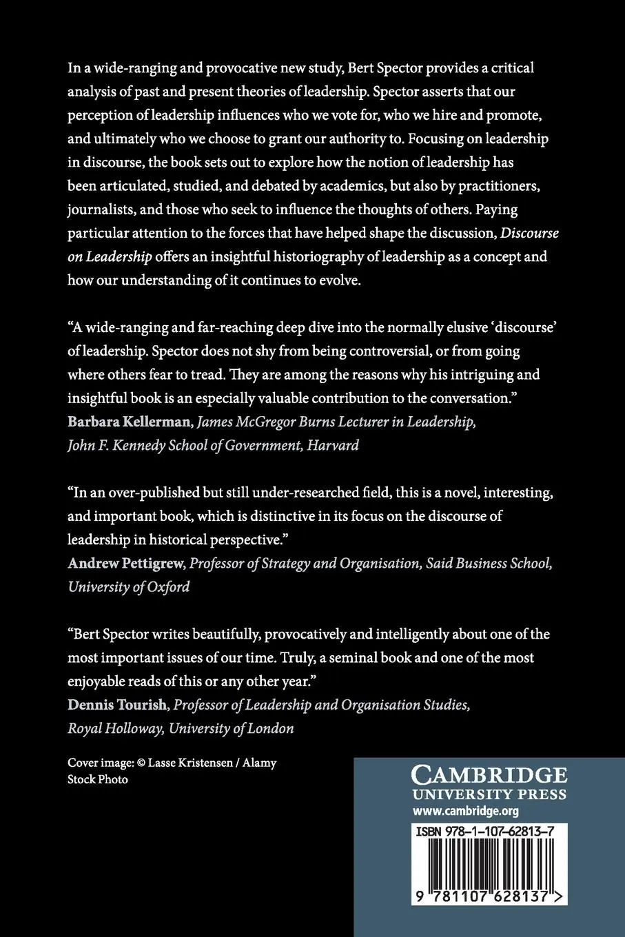 Rückseite: 9781107628137 | Discourse on Leadership | Bert A. Spector | Taschenbuch | Englisch