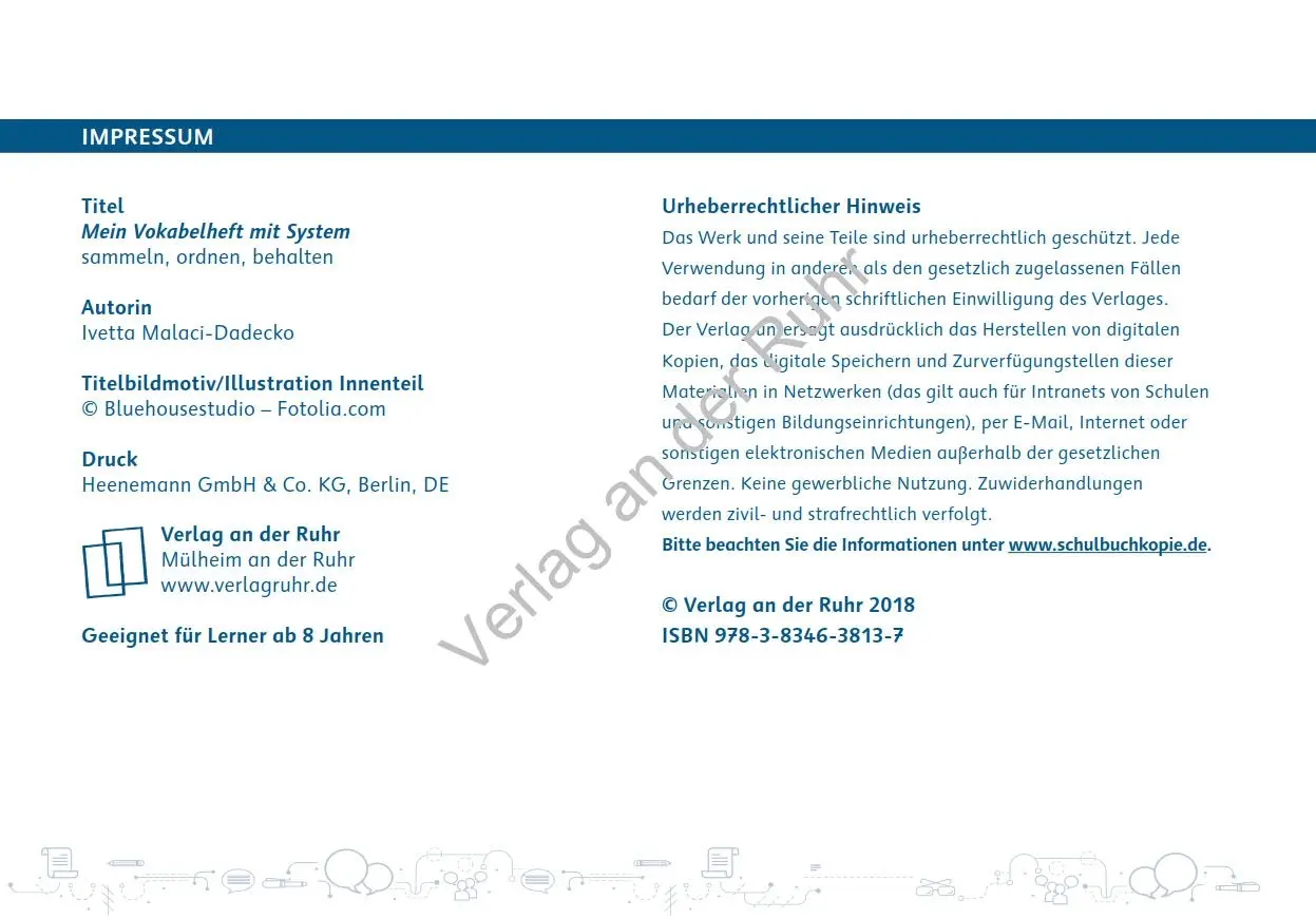 Bild: 9783834638137 | Mein Vokabelheft mit System | Ivetta Malaci-Dadecko | Broschüre | 2018