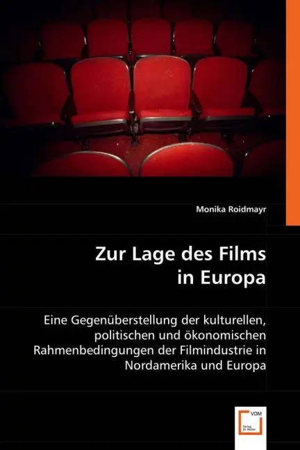 Cover: 9783836478137 | Zur Lage des Films in Europa | Monika Roidmayr | Taschenbuch | Deutsch