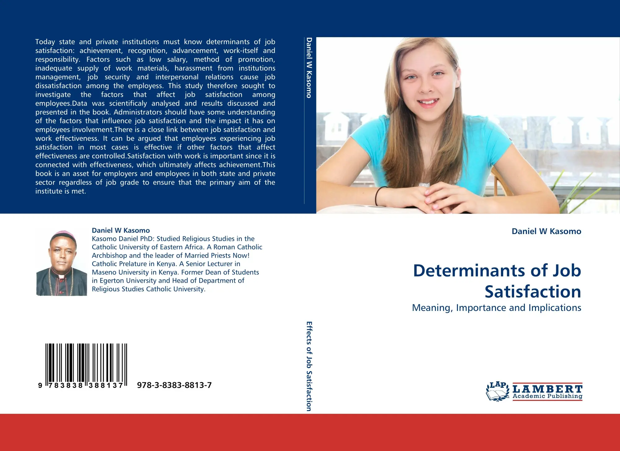Cover: 9783838388137 | Determinants of Job Satisfaction | Daniel W Kasomo | Taschenbuch