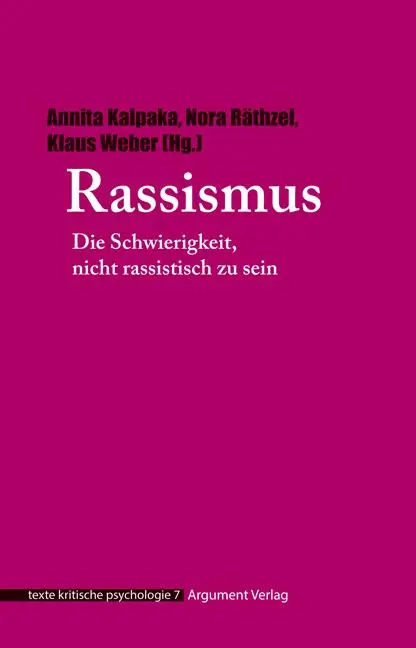 Cover: 9783867548137 | Rassismus | Die Schwierigkeit, nicht rassistisch zu sein | Taschenbuch