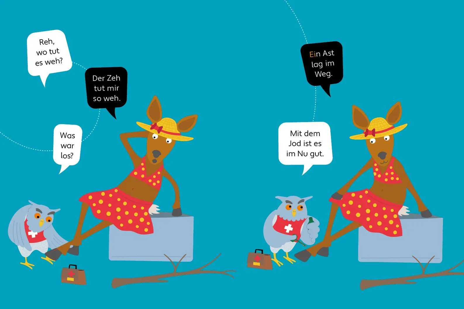 Bild: 9783911098137 | Wo tut es weh? | in Groß-/Kleinbuchstaben | Inge Bosse | Buch | 28 S.