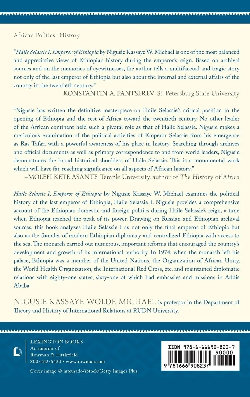 Rückseite: 9781666908237 | Haile Selassie I, Emperor of Ethiopia | Nigusie Kassaye W. Michael