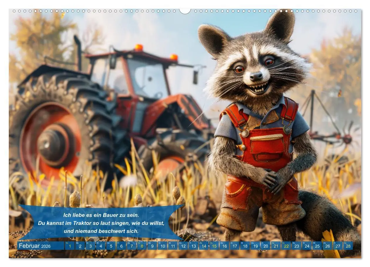 Bild: 9783457368237 | Der tierisch lustige Bauern-Kalender (hochwertiger Premium...