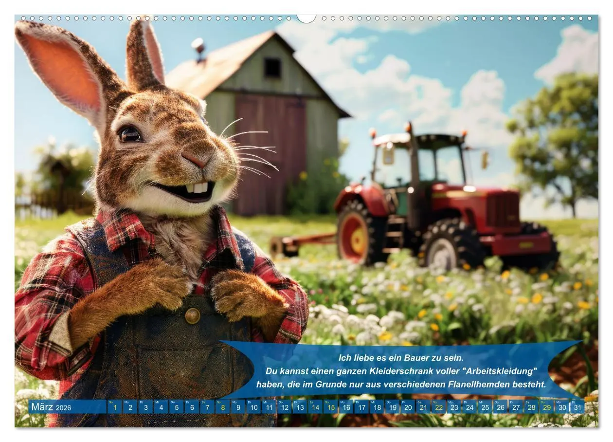 Bild: 9783457368237 | Der tierisch lustige Bauern-Kalender (hochwertiger Premium...