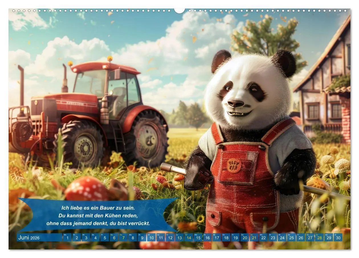 Bild: 9783457368237 | Der tierisch lustige Bauern-Kalender (hochwertiger Premium...