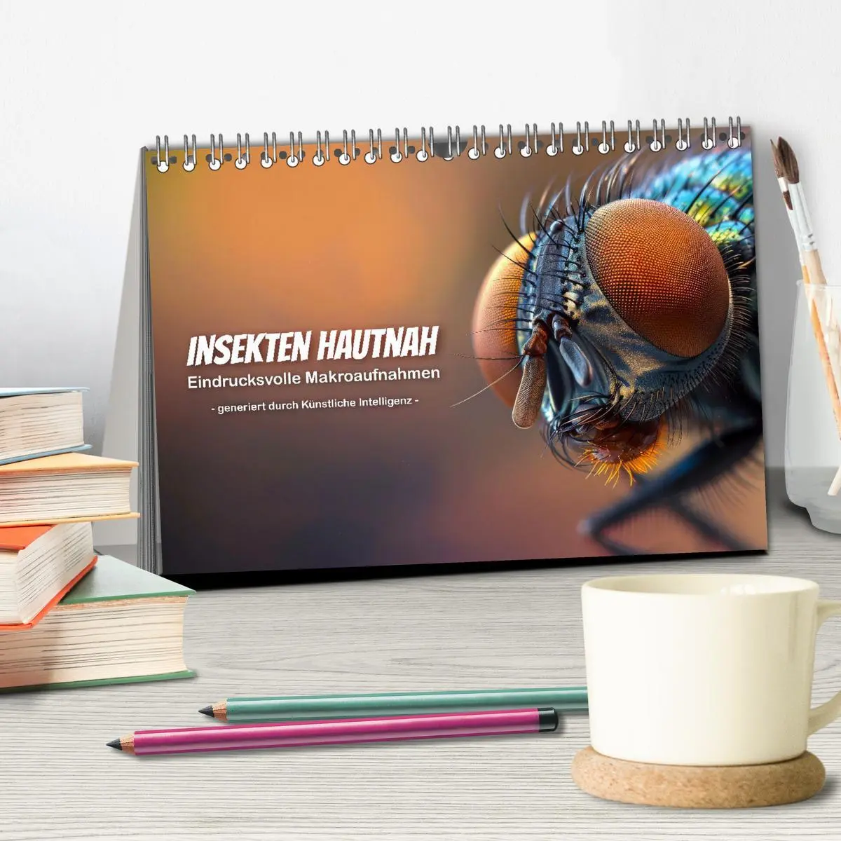 Bild: 9783457438237 | Insekten hautnah (Tischkalender 2026 DIN A5 quer), CALVENDO...