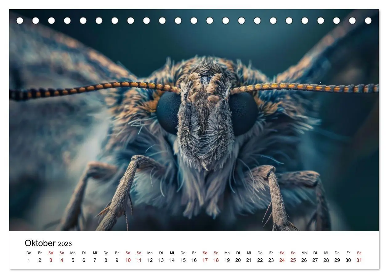 Bild: 9783457438237 | Insekten hautnah (Tischkalender 2026 DIN A5 quer), CALVENDO...