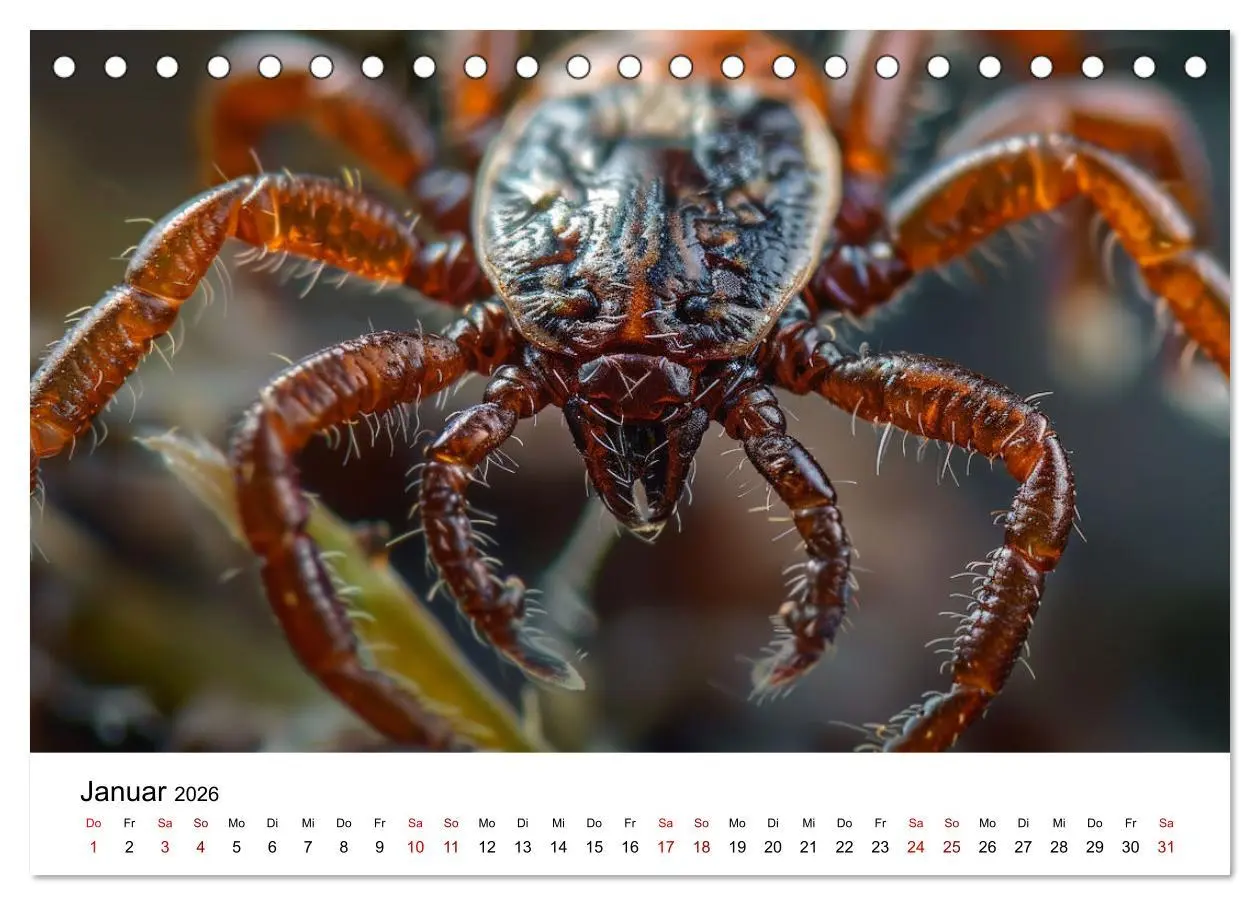 Bild: 9783457438237 | Insekten hautnah (Tischkalender 2026 DIN A5 quer), CALVENDO...