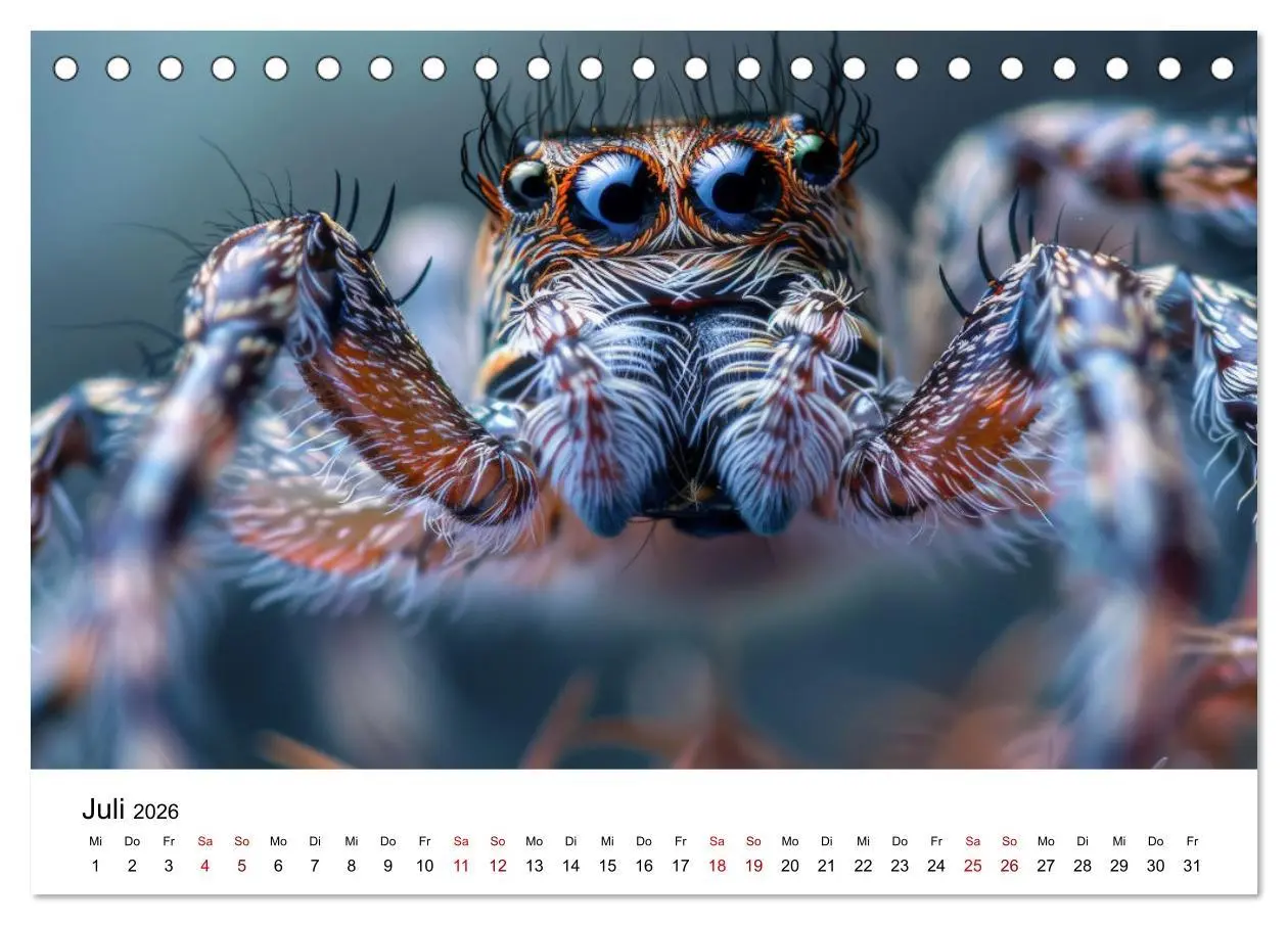 Bild: 9783457438237 | Insekten hautnah (Tischkalender 2026 DIN A5 quer), CALVENDO...