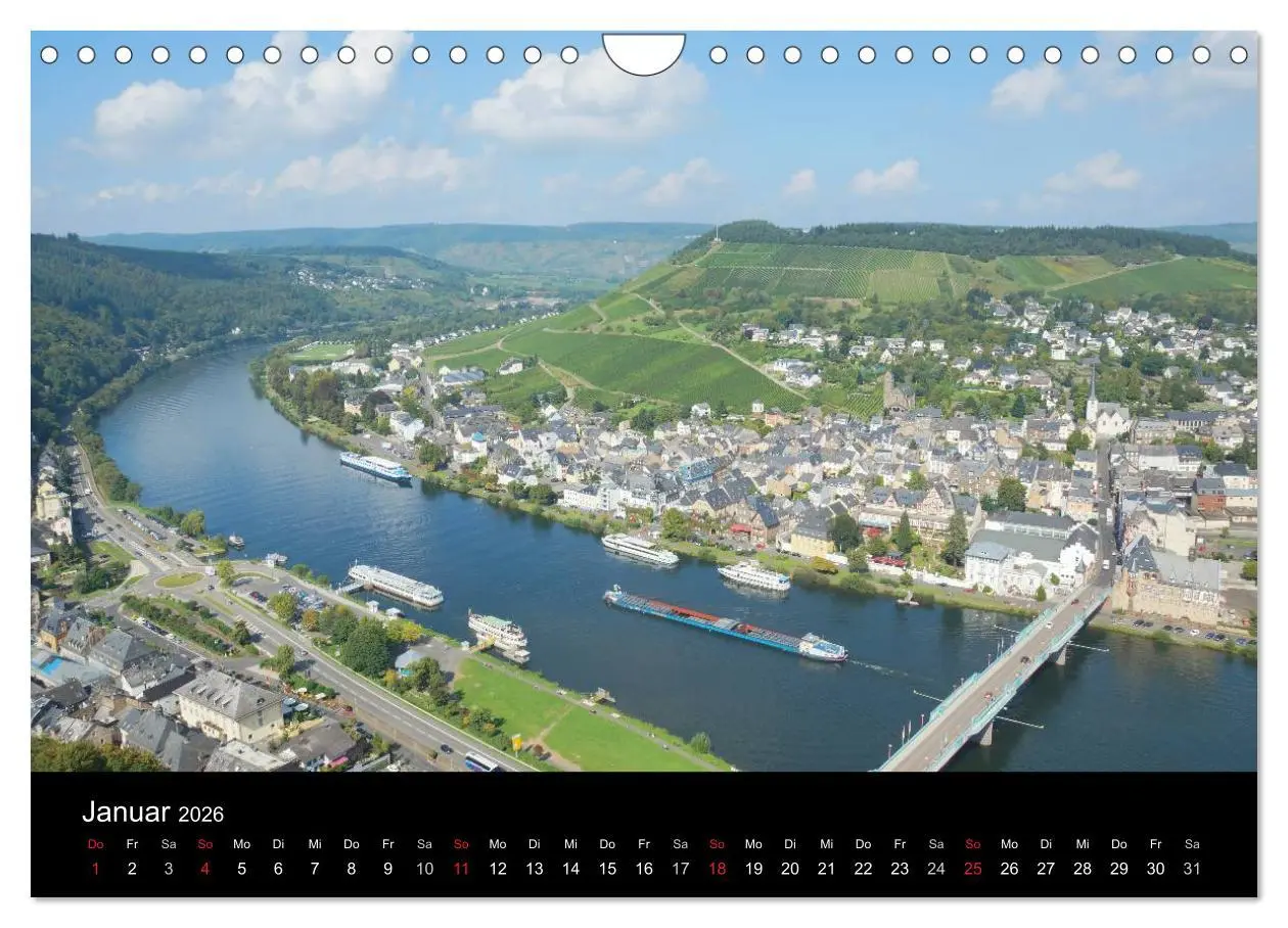 Bild: 9783516078237 | Schöne Mosel (Wandkalender 2026 DIN A4 quer), CALVENDO Monatskalender