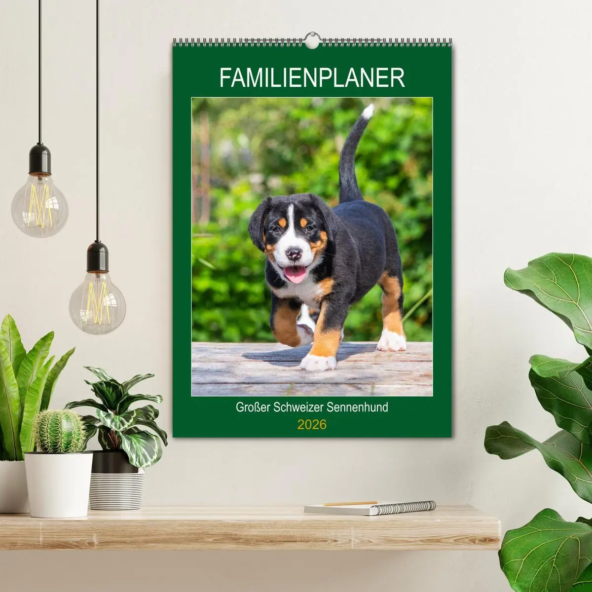Bild: 9783516388237 | Familienplaner Großer Schweizer Sennenhund (Wandkalender 2026 DIN...