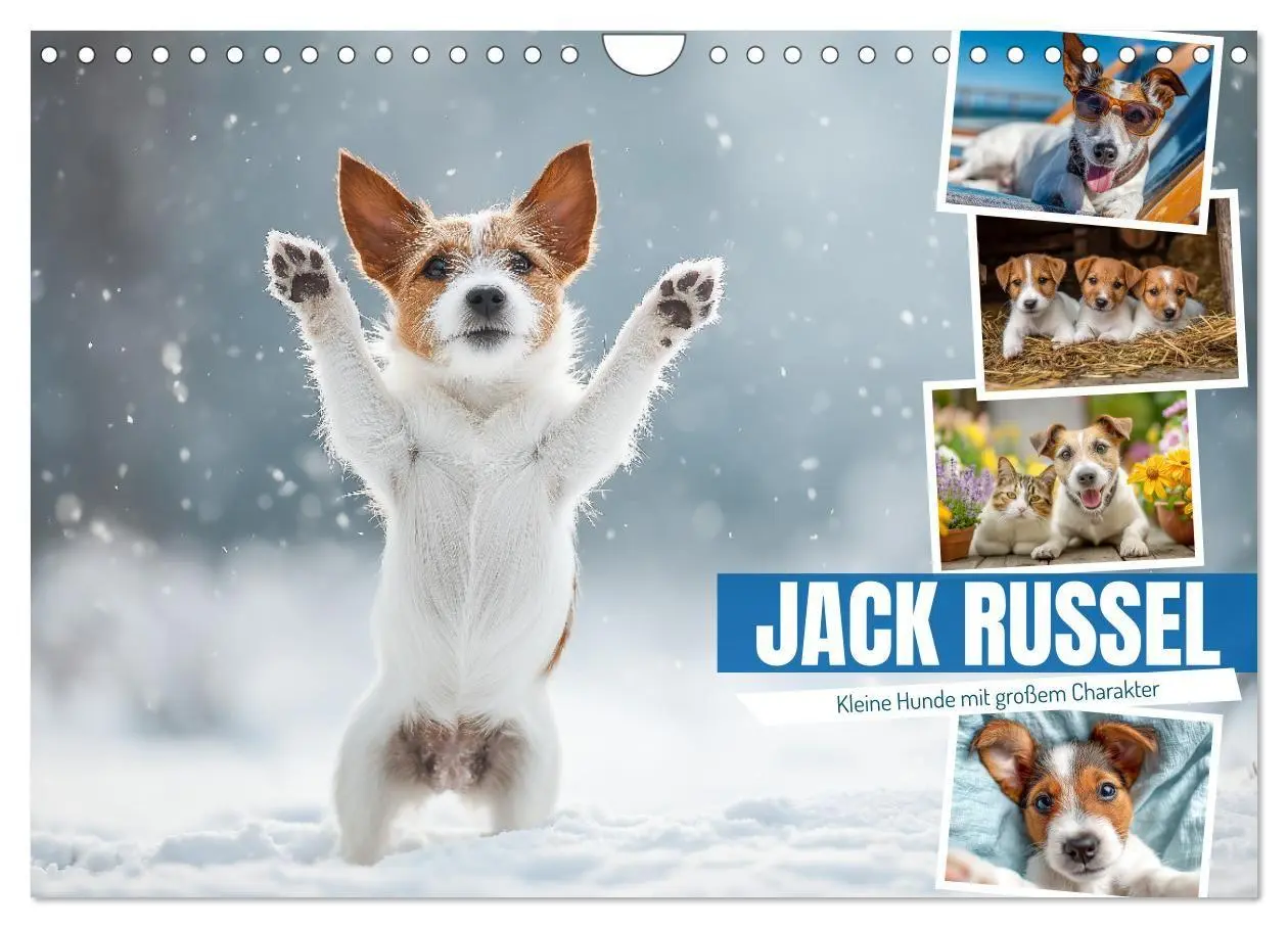 Cover: 9783516698237 | JACK RUSSEL - Kleine Hunde mit großem Charakter (Wandkalender 2026...