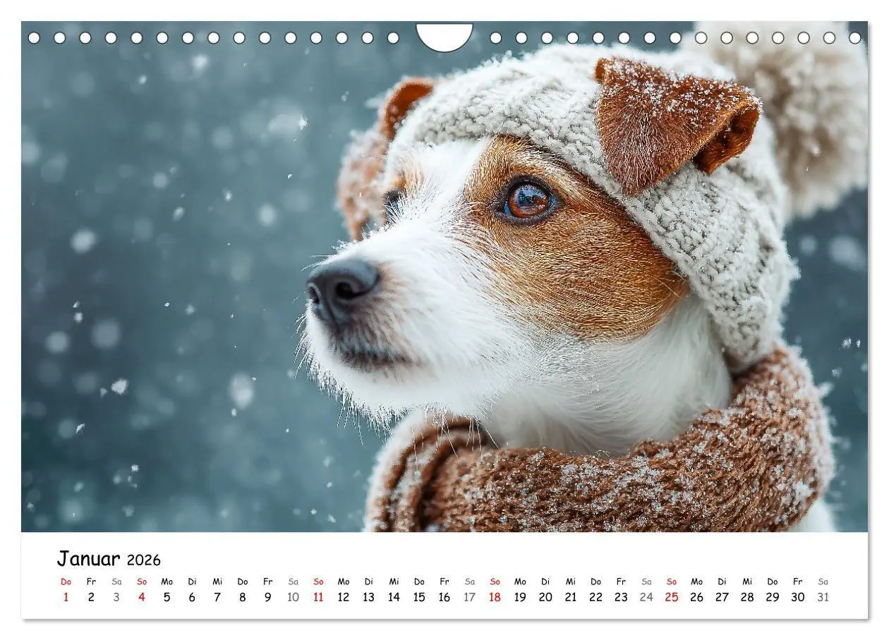 Bild: 9783516698237 | JACK RUSSEL - Kleine Hunde mit großem Charakter (Wandkalender 2026...