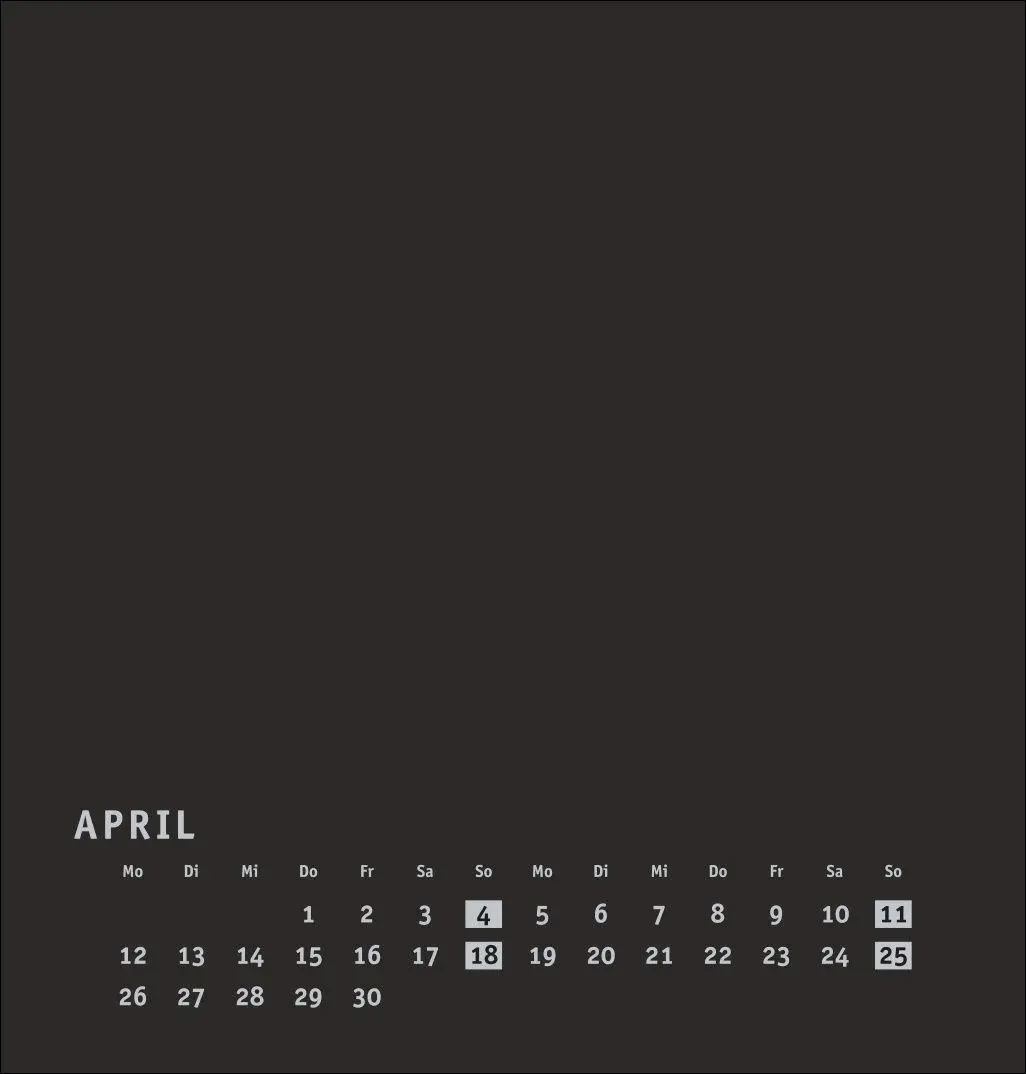 Bild: 9783756418237 | Premium-Bastelkalender schwarz mittel 2027 | Heye | Kalender | 14 S.