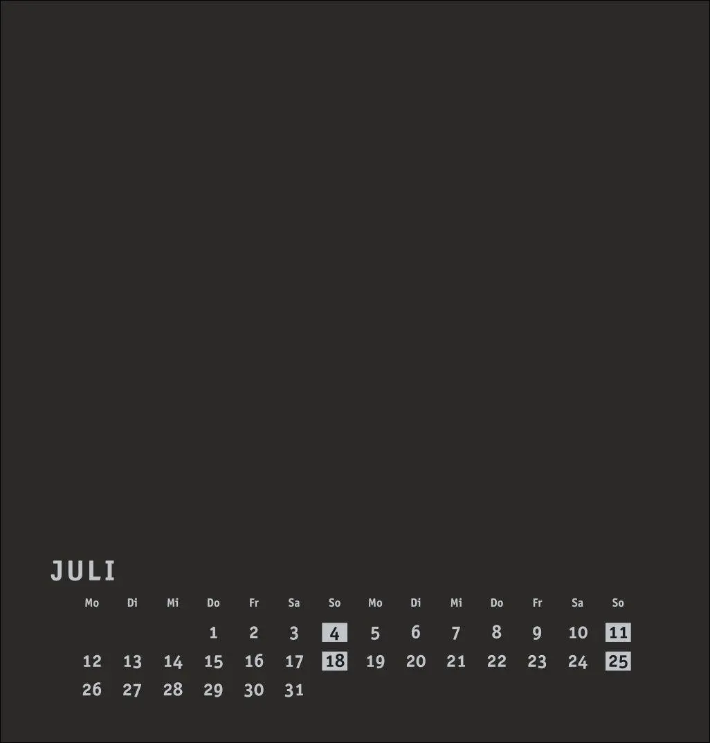 Bild: 9783756418237 | Premium-Bastelkalender schwarz mittel 2027 | Heye | Kalender | 14 S.