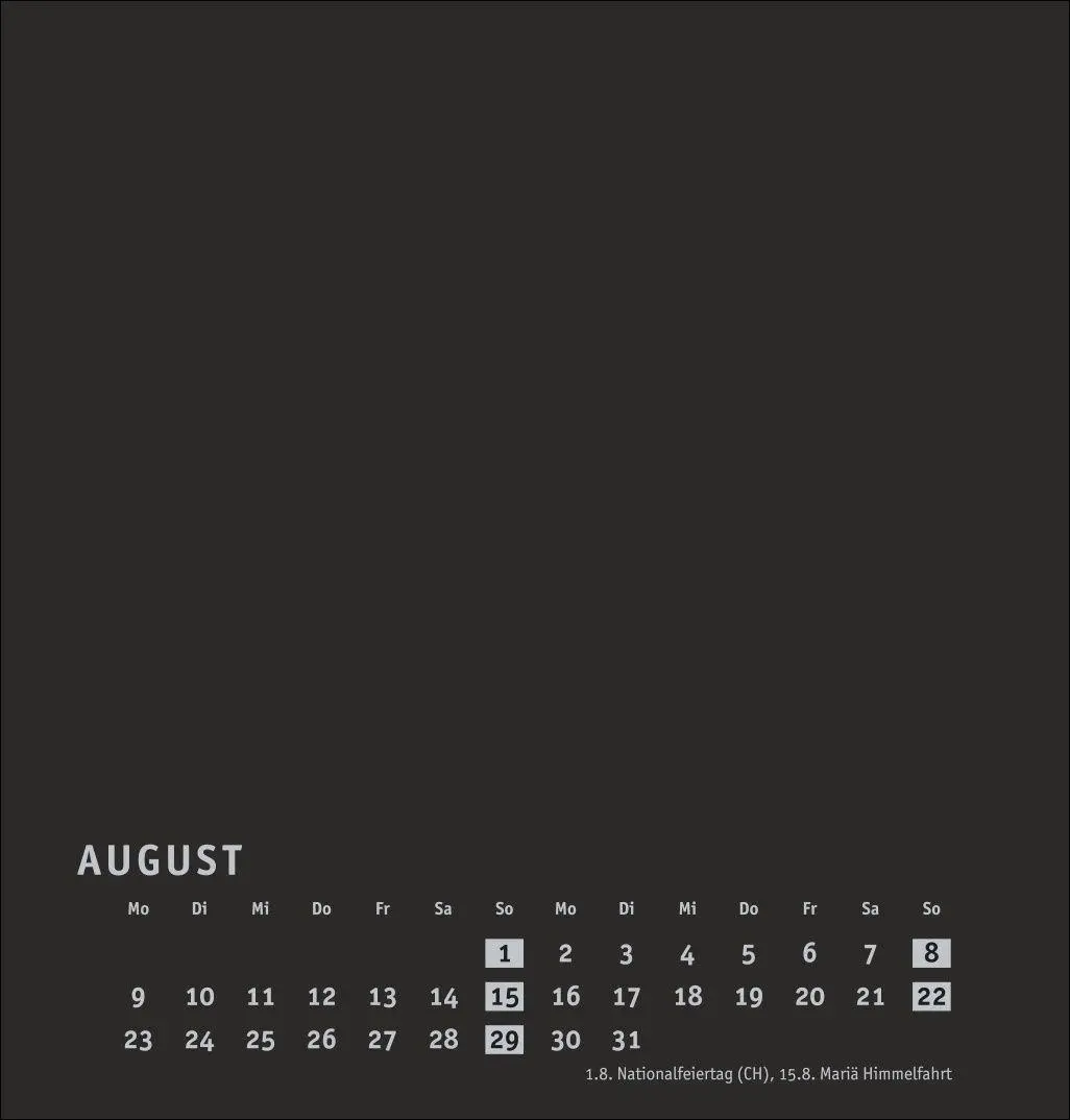 Bild: 9783756418237 | Premium-Bastelkalender schwarz mittel 2027 | Heye | Kalender | 14 S.