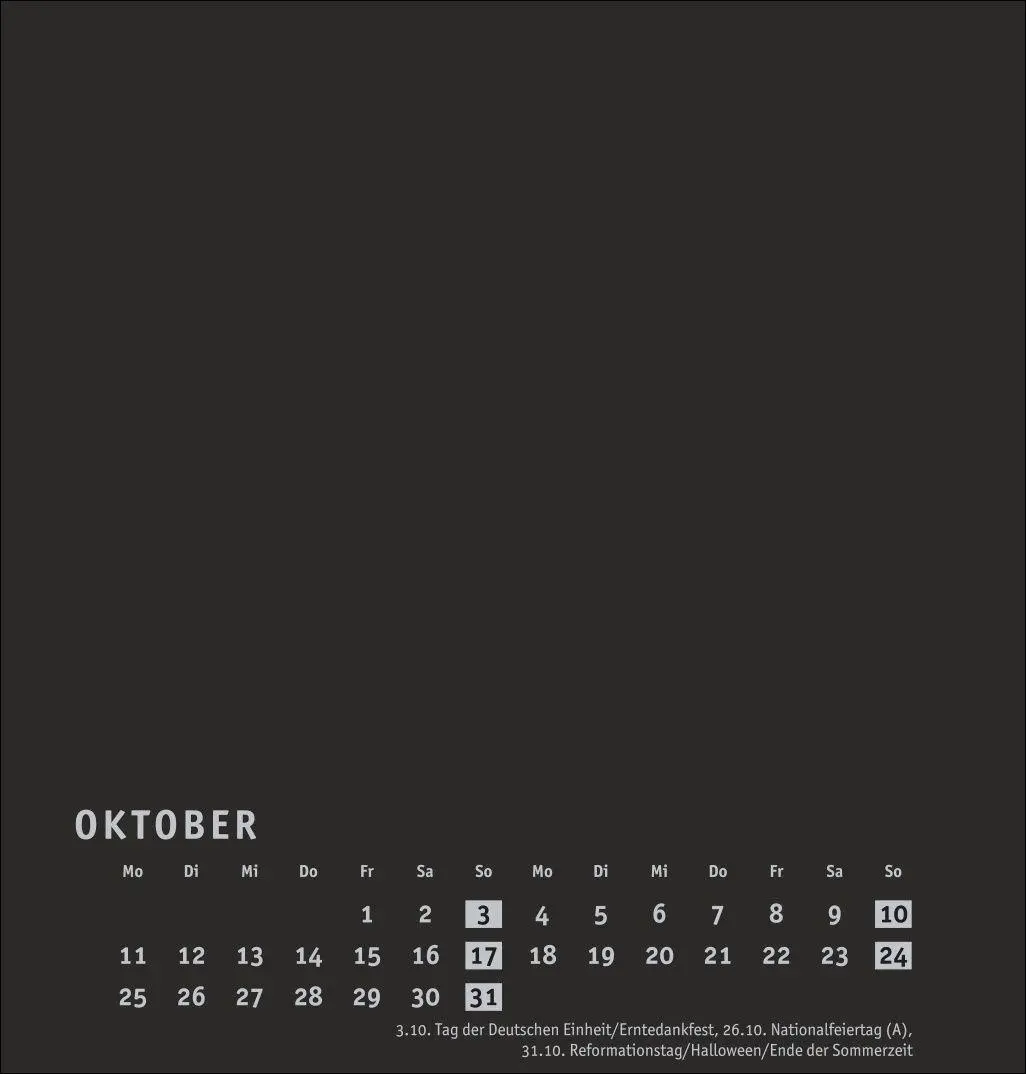 Bild: 9783756418237 | Premium-Bastelkalender schwarz mittel 2027 | Heye | Kalender | 14 S.