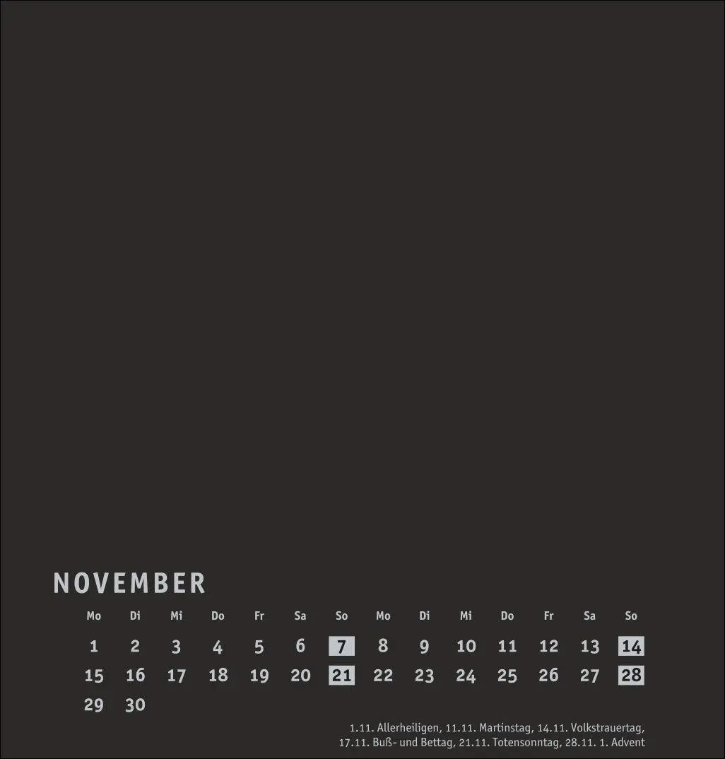 Bild: 9783756418237 | Premium-Bastelkalender schwarz mittel 2027 | Heye | Kalender | 14 S.