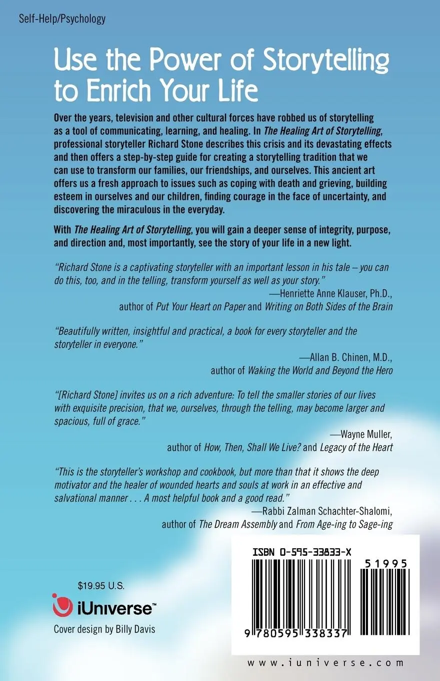 Rückseite: 9780595338337 | The Healing Art of Storytelling | Richard D Stone | Taschenbuch | 2005
